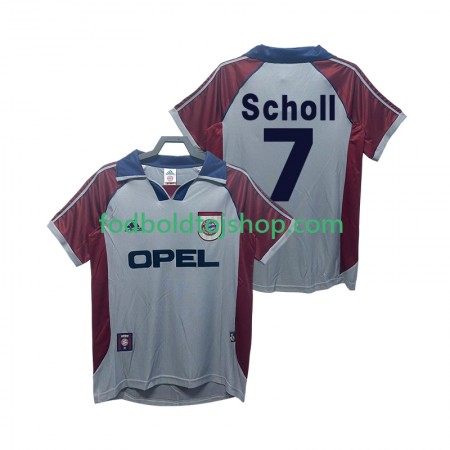 Bayern München Scholl 7 1999 Retro 3 trøje 1998 S/S